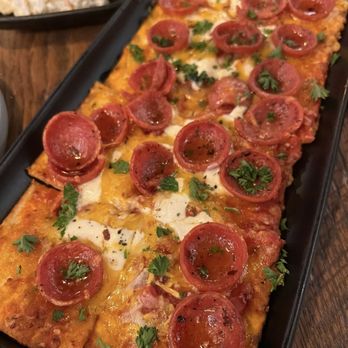 Hops & Scotch - Pepperoni flatbread - Whiskey Bars Near Me - Walnut Creek, California Hops & Scotch - Pepperoni flatbread - Whiskey Bars Near Me - Walnut Creek, California
