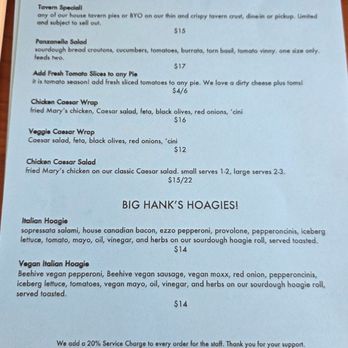 Red Sauce Pizza - Lunch menu (july 2026) - Pizza Near Me - Portland, Oregon