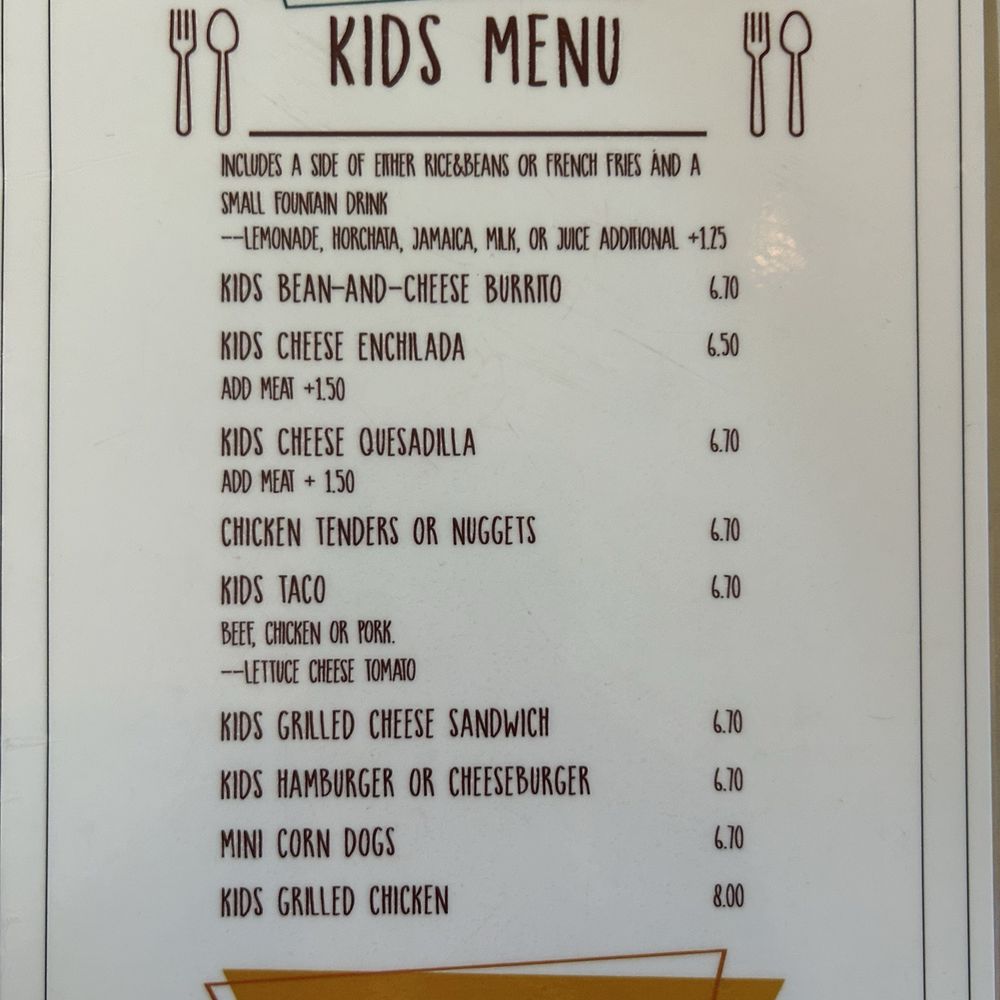 Esmeralda's Mexican Restaurant - Kids menu 7/15/25 - Mexican Near Me - Ripon, California Esmeralda's Mexican Restaurant - Kids menu 7/15/25 - Mexican Near Me - Ripon, California