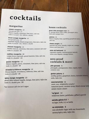 Menu photo 4 Pablo y Pablo Woodinville, WA