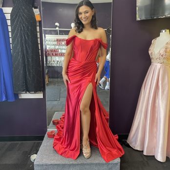 Awn's Tailoring & Cleaning - Red dress after alteration - Sewing & Alterations Near Me - Lakewood, Washington Awn's Tailoring & Cleaning - Red dress after alteration - Sewing & Alterations Near Me - Lakewood, Washington