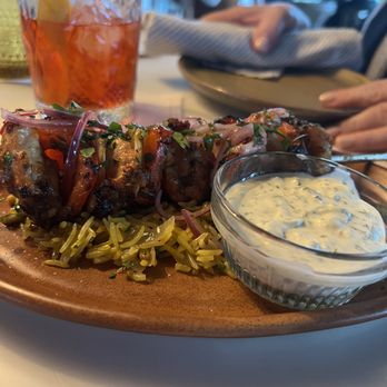 théa - Chicken skewers-a must - Mediterranean Near Me - Phoenix, Arizona