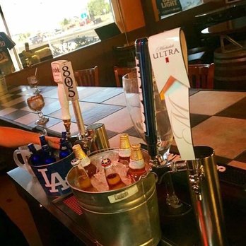 Poker's Pizza - a bucket full of bottles of beer - Pizza Near Me - McFarland, California