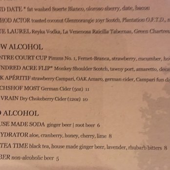 Oak at Fourteenth - Cocktail menu - New American Near Me - Boulder, Colorado Oak at Fourteenth - Cocktail menu - New American Near Me - Boulder, Colorado