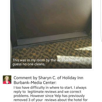 Hotel Burbank - False accusations. I have contacted yelp to have them confirm she is falsely accusing people. Also contacting corporate. - Hotels Near Me - Burbank, California