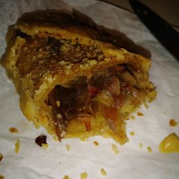 Shrimp egg roll burnt brown inside Shrimp egg roll burnt brown inside