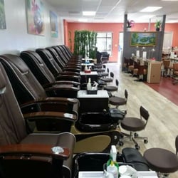 Airport Blvd Nails & Spa - We have 10 spa pedicure &
8 manicure table.