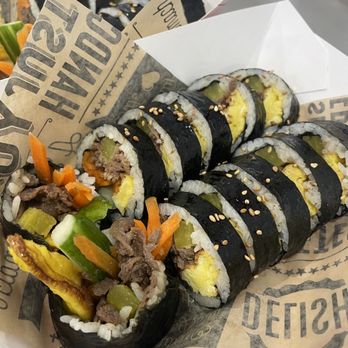 K Bunsik - Beef Bulgogi Kimbap - Korean Near Me - Novi, Michigan K Bunsik - Beef Bulgogi Kimbap - Korean Near Me - Novi, Michigan