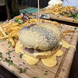 Cheddar burger