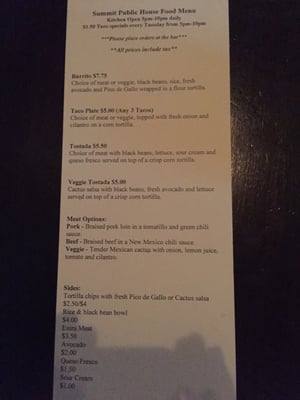 Menu photo 5 Summit Public House Seattle, WA Menu photo 5 Summit Public House Seattle, WA