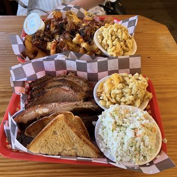 Pop's Butts On The Creek - The two meals we ordered. - Barbeque Near Me - Maggie Valley, North Carolina Pop's Butts On The Creek - The two meals we ordered. - Barbeque Near Me - Maggie Valley, North Carolina