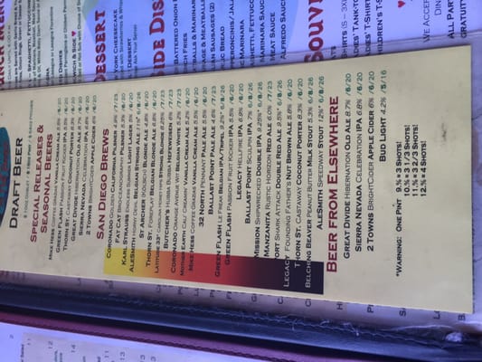 Menu photo 8 Luigi's At The Beach San Diego, CA Menu photo 8 Luigi's At The Beach San Diego, CA