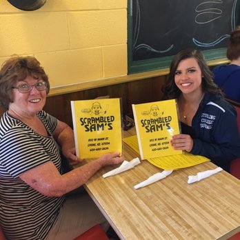Scrambled Sam's - Had a great breakfast in Lyons, Kansas. It's one of our granddaughters favorite. Another is the Broadway cafe in Sterling, Kansas. - Breakfast & Brunch Near Me - Lyons, Kansas