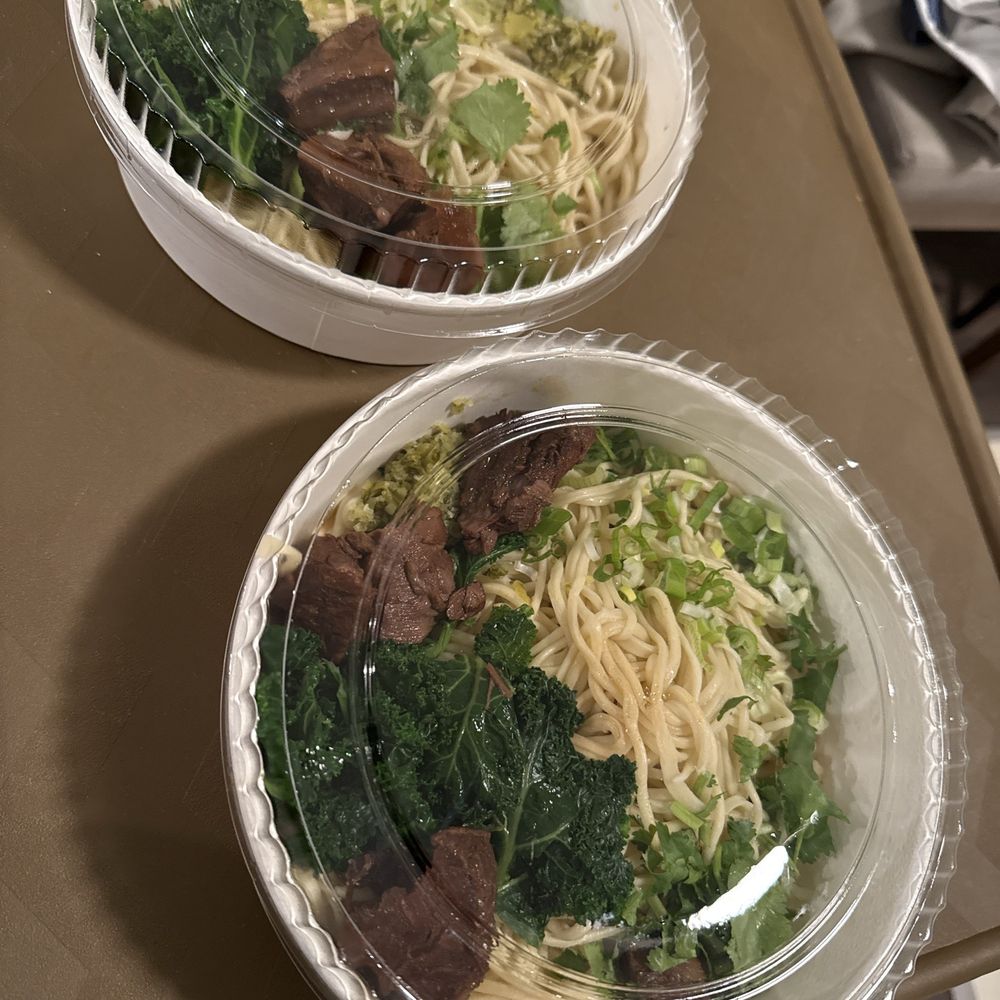 The portion might appear large but mostly carbs. Only 4 pieces of meat in each order. The portion might appear large but mostly carbs. Only 4 pieces of meat in each order.