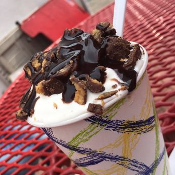 Cake & Cone - Peanut butter cup flurry :) - Ice Cream & Frozen Yogurt Near Me - East Rutherford, New Jersey Cake & Cone - Peanut butter cup flurry :) - Ice Cream & Frozen Yogurt Near Me - East Rutherford, New Jersey