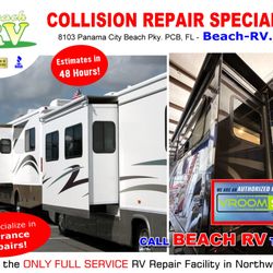 Beach RV - Visit Beach RV today for your RV Collision Repairs.  We are now a Vroom Slide Authorized Dealer!