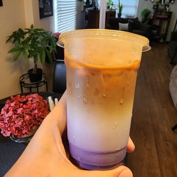Valerio's Bake Shop - Iced Ube Latte.... Just look at those layers. - Bakeries Near Me - National City, California Valerio's Bake Shop - Iced Ube Latte.... Just look at those layers. - Bakeries Near Me - National City, California