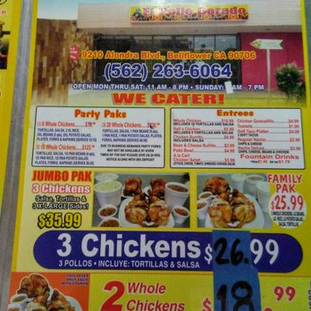 El Pollo Dorado - Mexican Near Me - Bellflower, California