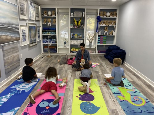 Photo of EveryBody in Mind Wellness Center - Sudbury, MA, US. Little Big Kids Mindfulness Class - my kids LOVE this class! Erin is a kindergarten teacher and she is AMAZING!