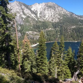 Inspiration Point - Vikingsholm castle obstructed by trees - Parks Near Me - South Lake Tahoe, California
