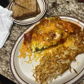 Cowboy Cafe - Alien Omelette - Breakfast & Brunch Near Me - Roswell, New Mexico