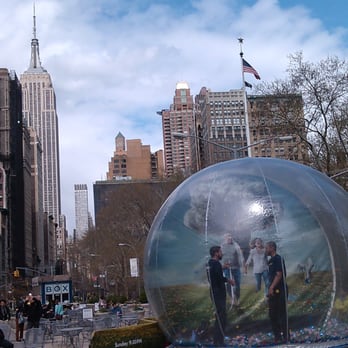 Madison Square Park - A giant snow global for promoting Happyish. - Parks Near Me - New York, New York Madison Square Park - A giant snow global for promoting Happyish. - Parks Near Me - New York, New York