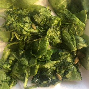 Bigg's BBQ - Rotting spinach salad - Barbeque Near Me - Lawrence, Kansas