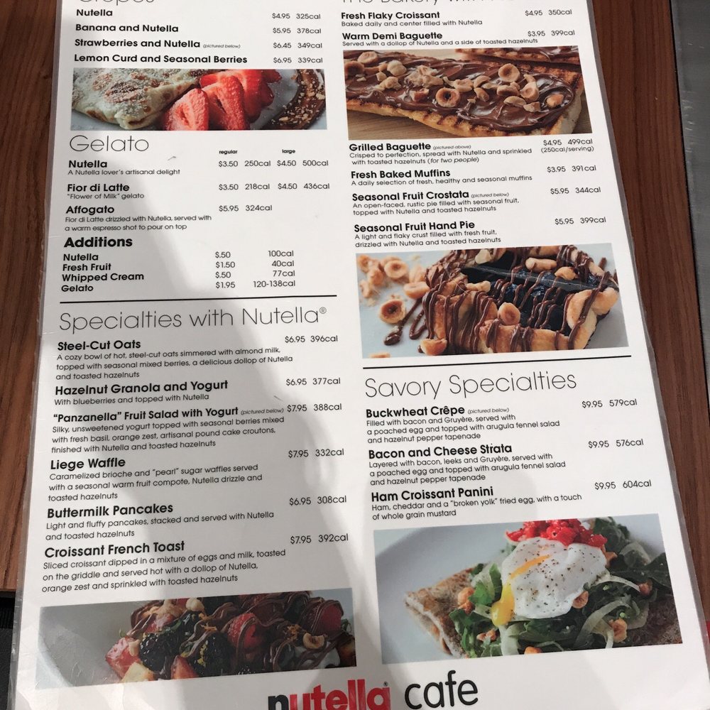 Nutella Cafe - Front side - Desserts Near Me - Chicago, Illinois