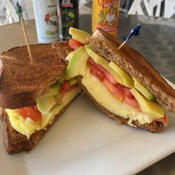 Addicted to The Bean - California Egg and Cheese Sandwich