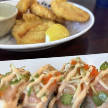 Ami Sushi - Tempura yam Sunrise Roll - Sushi Bars Near Me - El Cajon, California