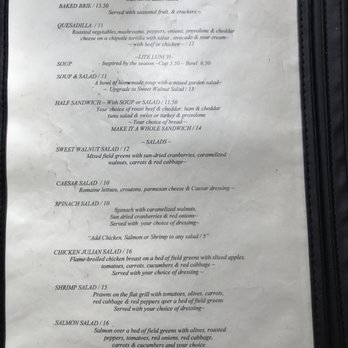 Julian Grille - Menu - Seafood Near Me - Julian, California
