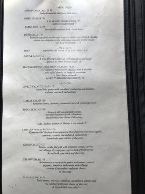Menu photo 7 Julian Grille Julian, CA