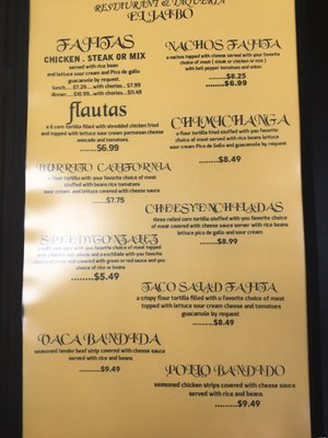 Menu photo 7 El Jaibo Winchester, KY
