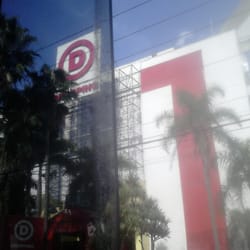 Da janela do bus, o D do shopping D :)