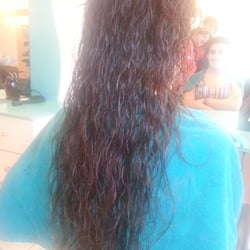 Tchip - L ondulation sur mon amie. ..trop bien avec ses superbes cheveux longs .