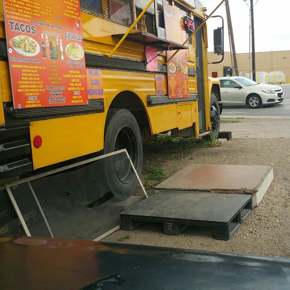 a yellow food truck a yellow food truck