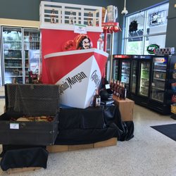 Publix Liquors - Tacky display (they do tastings and promos here often)