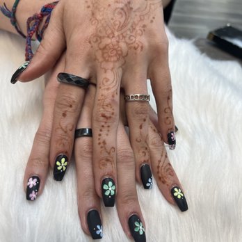 TJ Nails & Spa - Beautiful flowers design - Nail Salons Near Me - Cortland, New York TJ Nails & Spa - Beautiful flowers design - Nail Salons Near Me - Cortland, New York