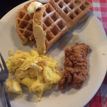Huckleberry's - Chicken and waffles was very tasty - Breakfast & Brunch Near Me - Modesto, California Huckleberry's - Chicken and waffles was very tasty - Breakfast & Brunch Near Me - Modesto, California