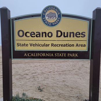 Oceano Dunes State Vehicular Recreation Area  - Signage - Parks Near Me - Oceano, California