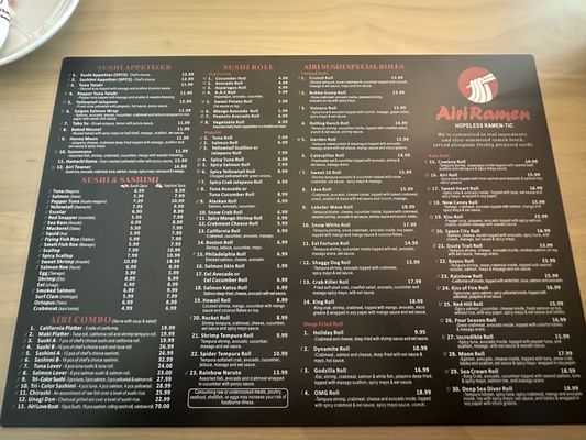 Menu photo 8 Airi Ramen Pattison, TX Menu photo 8 Airi Ramen Pattison, TX
