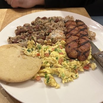 Empanada Mama - Hell's Kitchen - Typical Colombian Breakfast with sausage - Latin American Near Me - New York, New York