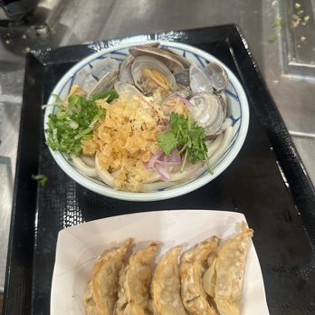 Marugame Udon - clam udon and gyoza - Japanese Near Me - Aliso Viejo, California Marugame Udon - clam udon and gyoza - Japanese Near Me - Aliso Viejo, California