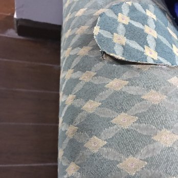Motel 6 - Poorly patched old chair. - Hotels Near Me - Ukiah, California