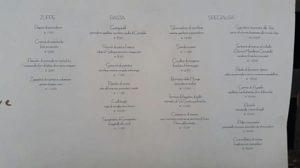 Menu photo 1 Il Santo Bevitore Florence, FI