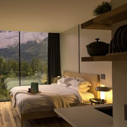 Skyridge Glamping - Inside of SkyGlass