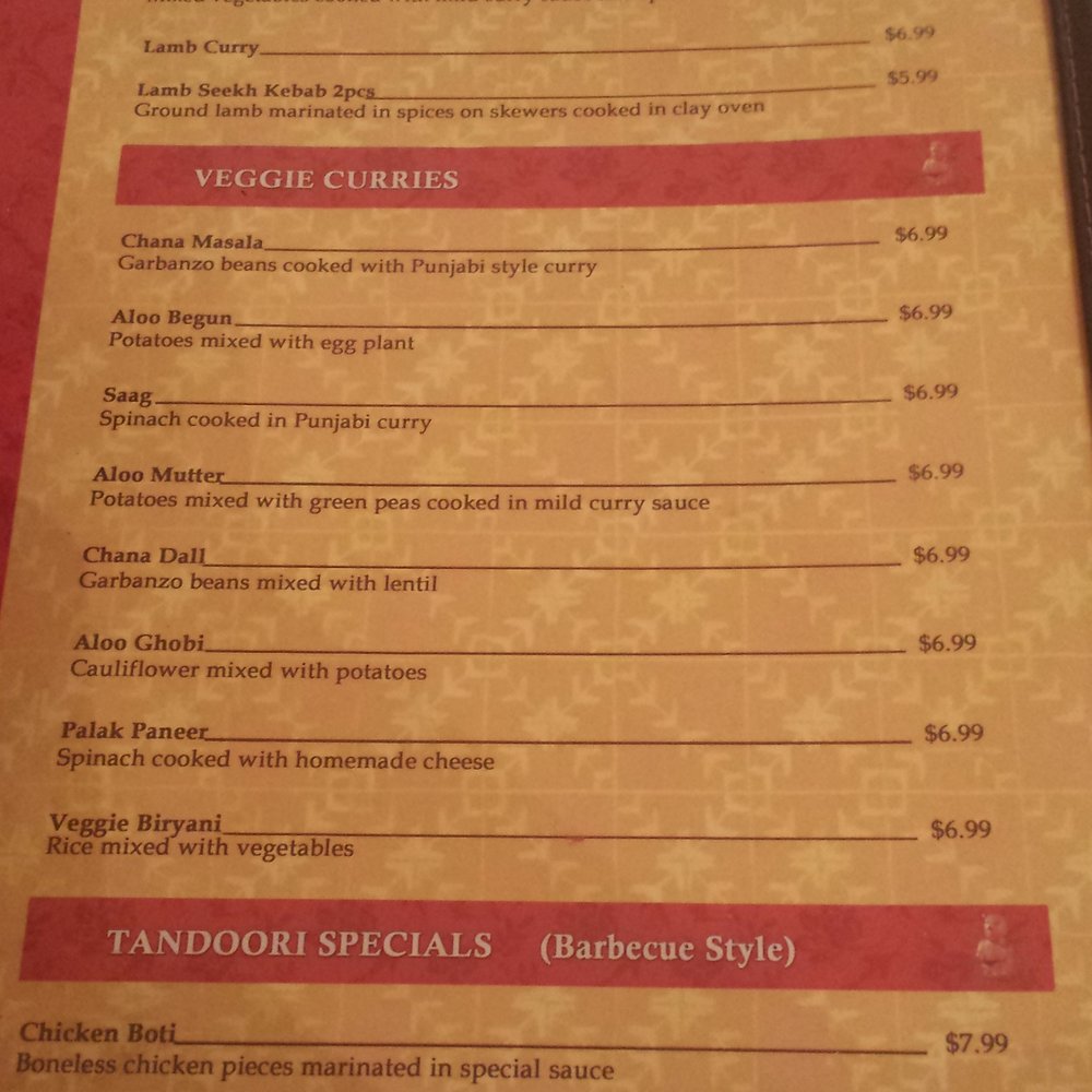 Kabana Restaurant - Menu Page 1 - Indian Near Me - Berkeley, California Kabana Restaurant - Menu Page 1 - Indian Near Me - Berkeley, California