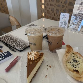 Arwa Coffee - Yemeni Latte, Date Palm Latte, Biscoff Cheesecake, and Cheese Pie - Coffee & Tea Near Me - Temple Terrace, Florida