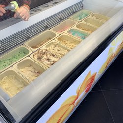 Mauds - Ice cream choices including Pooh bear.