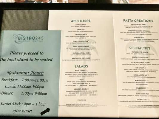 Menu photo 8 Bistro 245 Key West, FL Menu photo 8 Bistro 245 Key West, FL